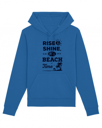 Rise and Shine It's BEACH Time Royal Blue