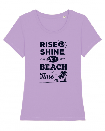 Rise and Shine It's BEACH Time Lavender Dawn