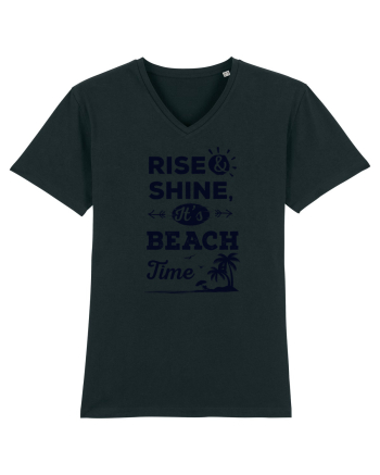 Rise and Shine It's BEACH Time Black