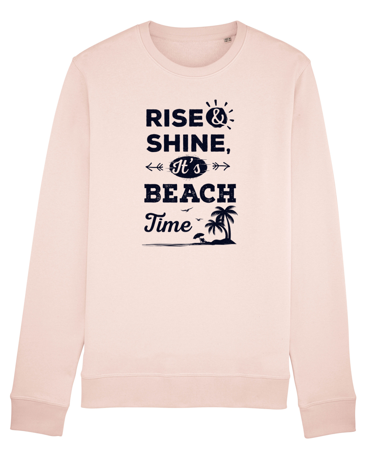 Bluză mânecă lungă Unisex Rise Candy Pink