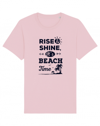 Rise and Shine It's BEACH Time Cotton Pink