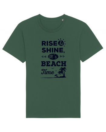 Rise and Shine It's BEACH Time Bottle Green