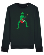 Alien Playing Guitar Bluză mânecă lungă Unisex Rise