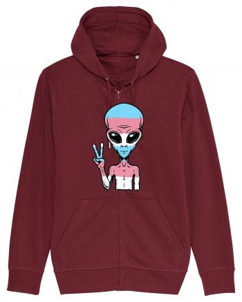 Alien Pride LGBT Support Burgundy