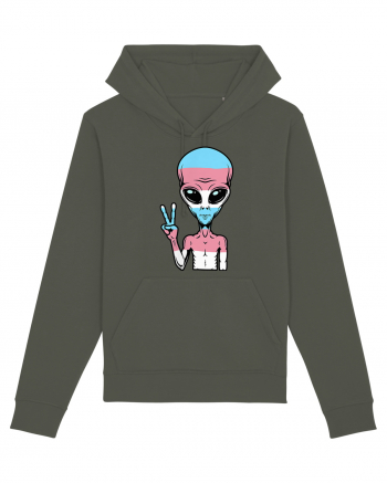 Alien Pride LGBT Support Khaki