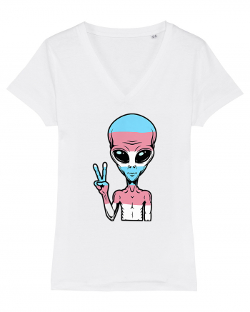 Alien Pride LGBT Support White