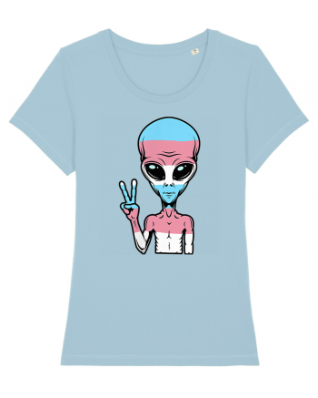 Alien Pride LGBT Support Sky Blue