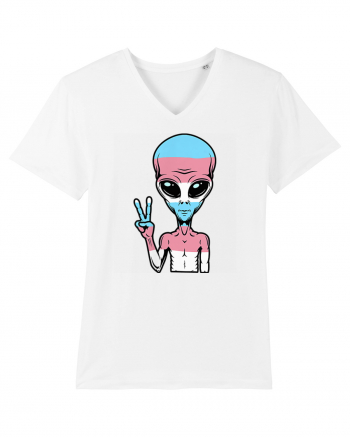 Alien Pride LGBT Support White