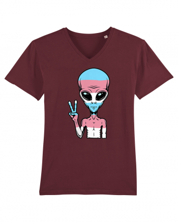 Alien Pride LGBT Support Burgundy