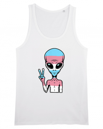 Alien Pride LGBT Support White