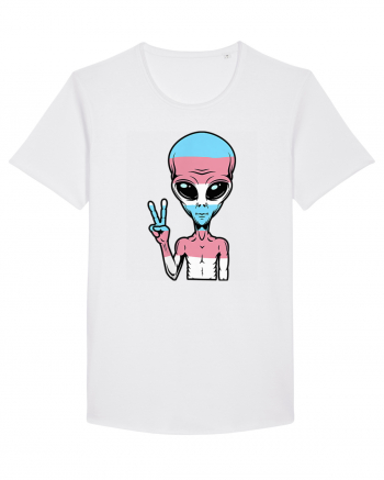 Alien Pride LGBT Support White