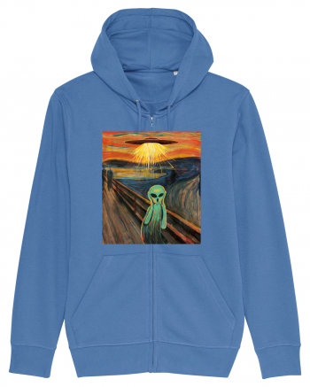 Alien Scream Painting Bright Blue