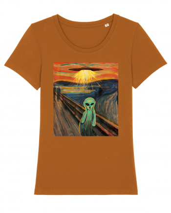 Alien Scream Painting Roasted Orange