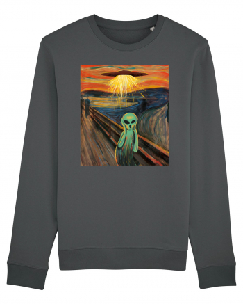 Alien Scream Painting Anthracite