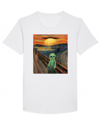 Alien Scream Painting White