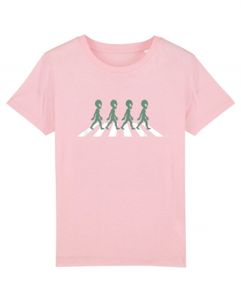 Alien Silhouette Crosswalk Cotton Pink