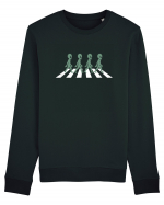 Alien Silhouette Crosswalk Bluză mânecă lungă Unisex Rise