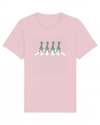 Alien Silhouette Crosswalk Cotton Pink