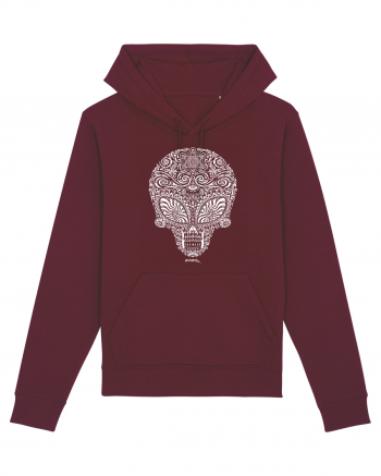 Alien Skull Burgundy