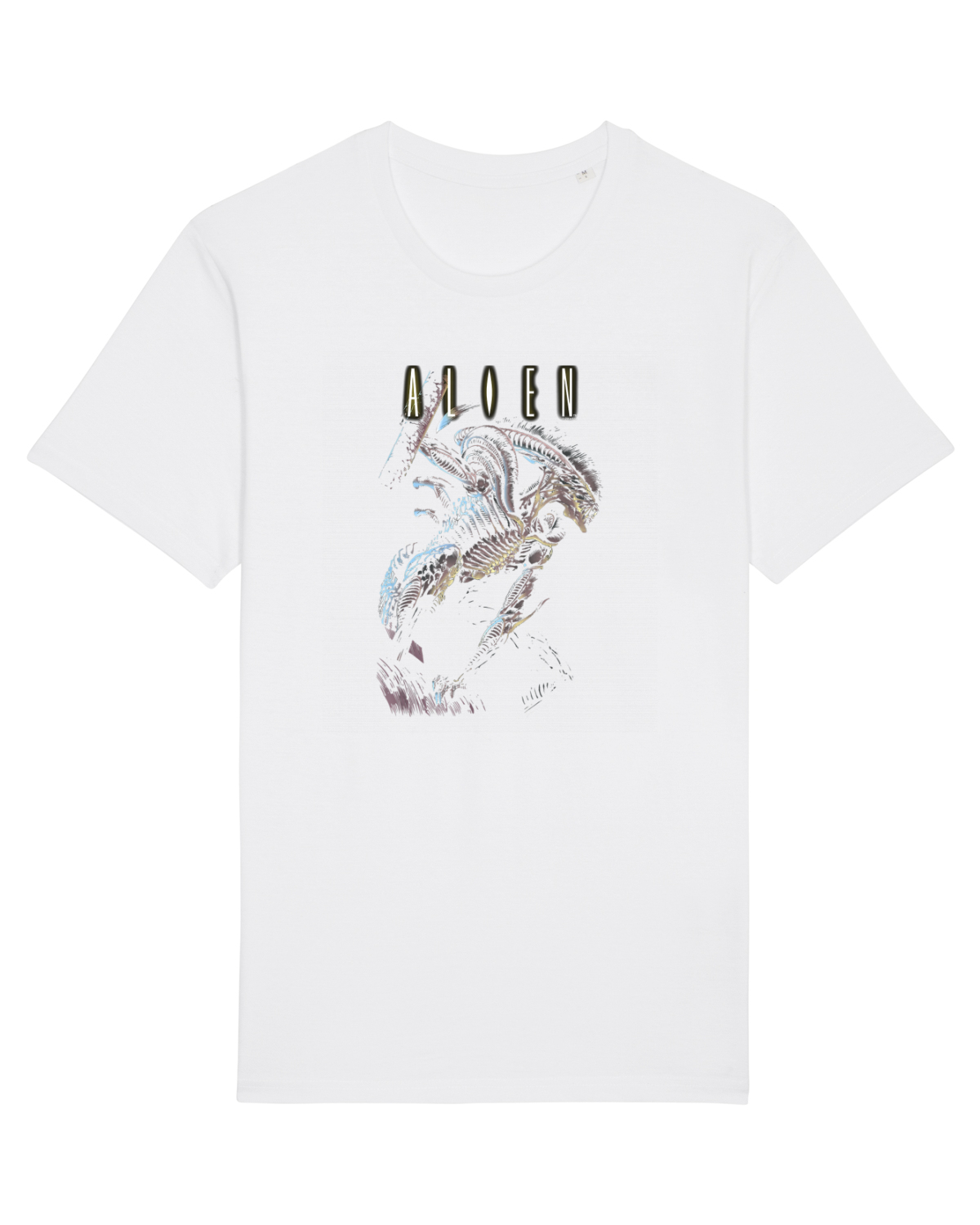 Tricou mânecă scurtă Unisex Rocker White