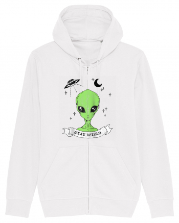 Alien Stay Weird White