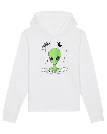 Alien Stay Weird White