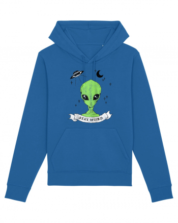 Alien Stay Weird Royal Blue