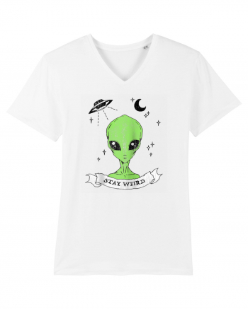 Alien Stay Weird White