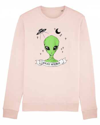 Alien Stay Weird Candy Pink