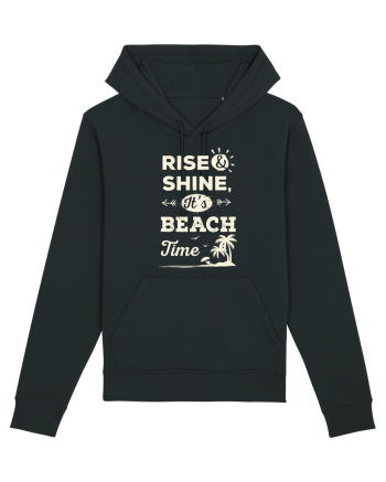 Rise and Shine It's BEACH Time Black