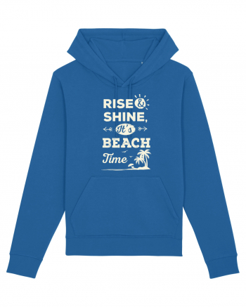 Rise and Shine It's BEACH Time Royal Blue