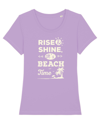 Rise and Shine It's BEACH Time Lavender Dawn