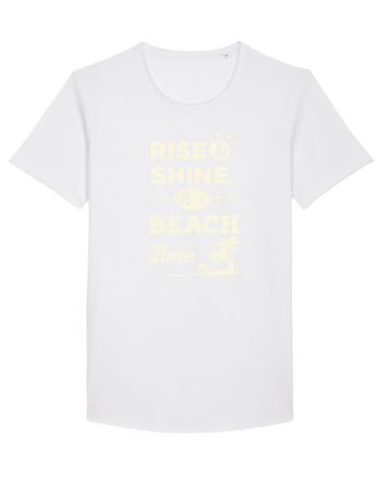 Rise and Shine It's BEACH Time White