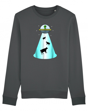 Alien UFO Cow Abduction Anthracite