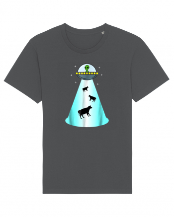 Alien UFO Cow Abduction Anthracite