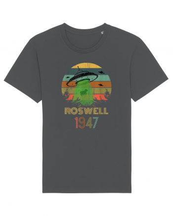 Alien UFO Abduction Roswell 1947 Anthracite