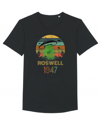 Alien UFO Abduction Roswell 1947 Black