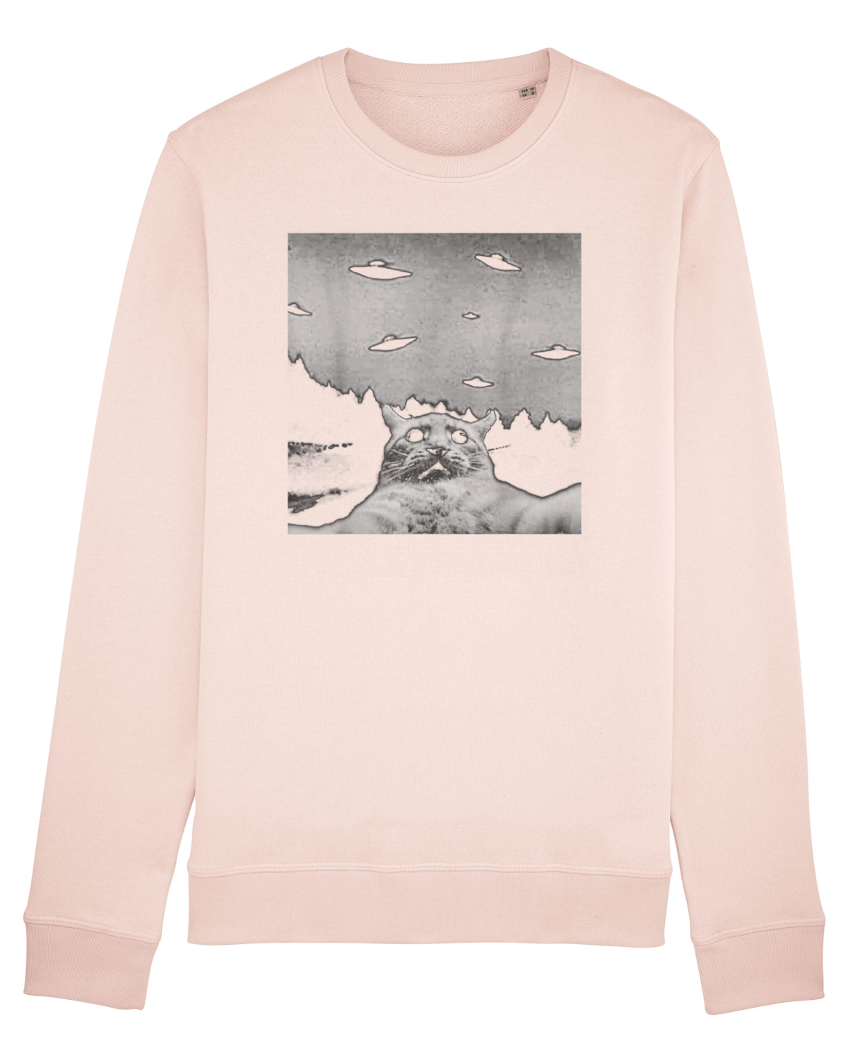 Bluză mânecă lungă Unisex Rise Candy Pink