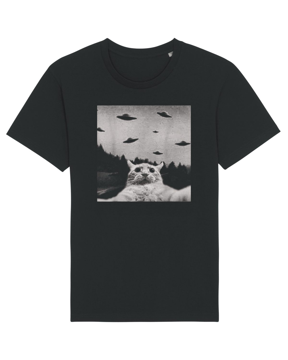 Tricou mânecă scurtă Unisex Rocker Black