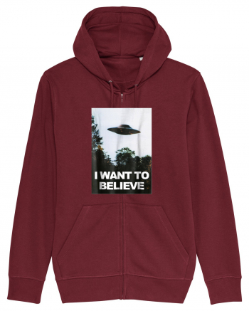 I Want to Believe Burgundy