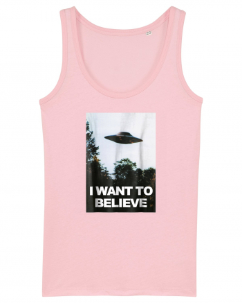 I Want to Believe Cotton Pink