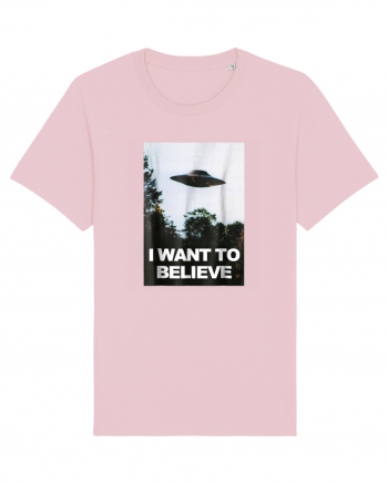 I Want to Believe Cotton Pink