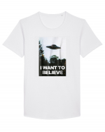 I Want to Believe Tricou mânecă scurtă guler larg Bărbat Skater