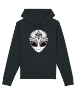 Alien with All Seeing Eye Illuminati Hanorac Unisex Drummer