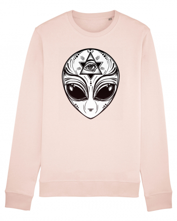 Alien with All Seeing Eye Illuminati Candy Pink