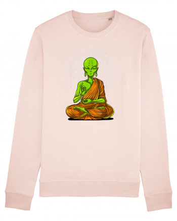 Alien Yoga Meditation Buddha Candy Pink