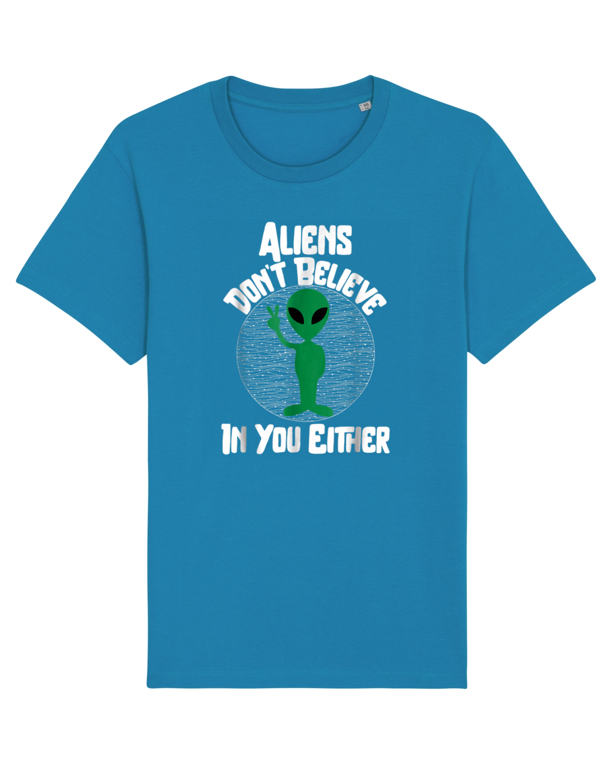 Tricou mânecă scurtă Unisex Rocker Azur