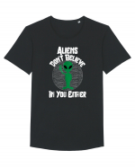 Aliens Don't Believe In You Either Tricou mânecă scurtă guler larg Bărbat Skater