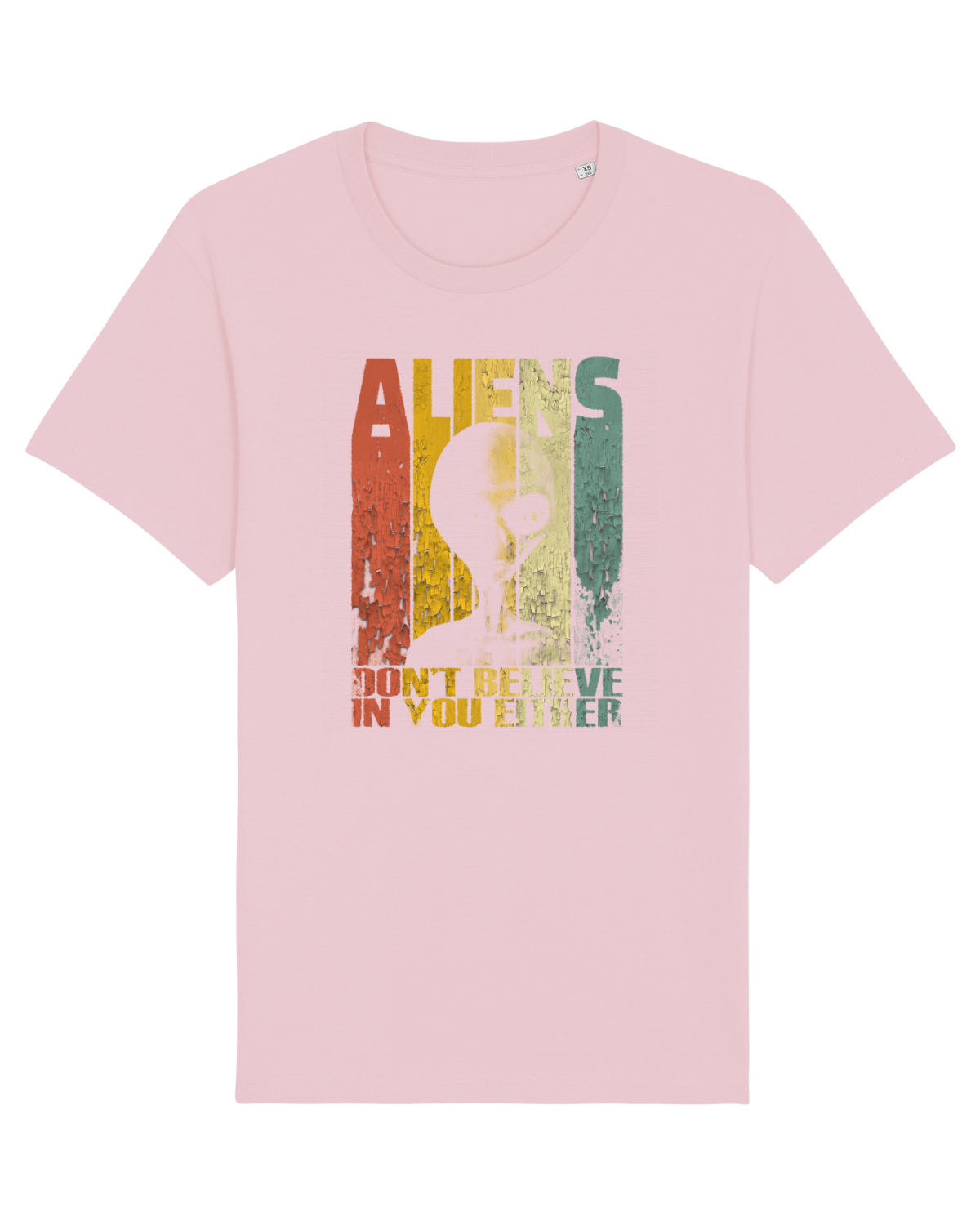 Tricou mânecă scurtă Unisex Rocker Cotton Pink