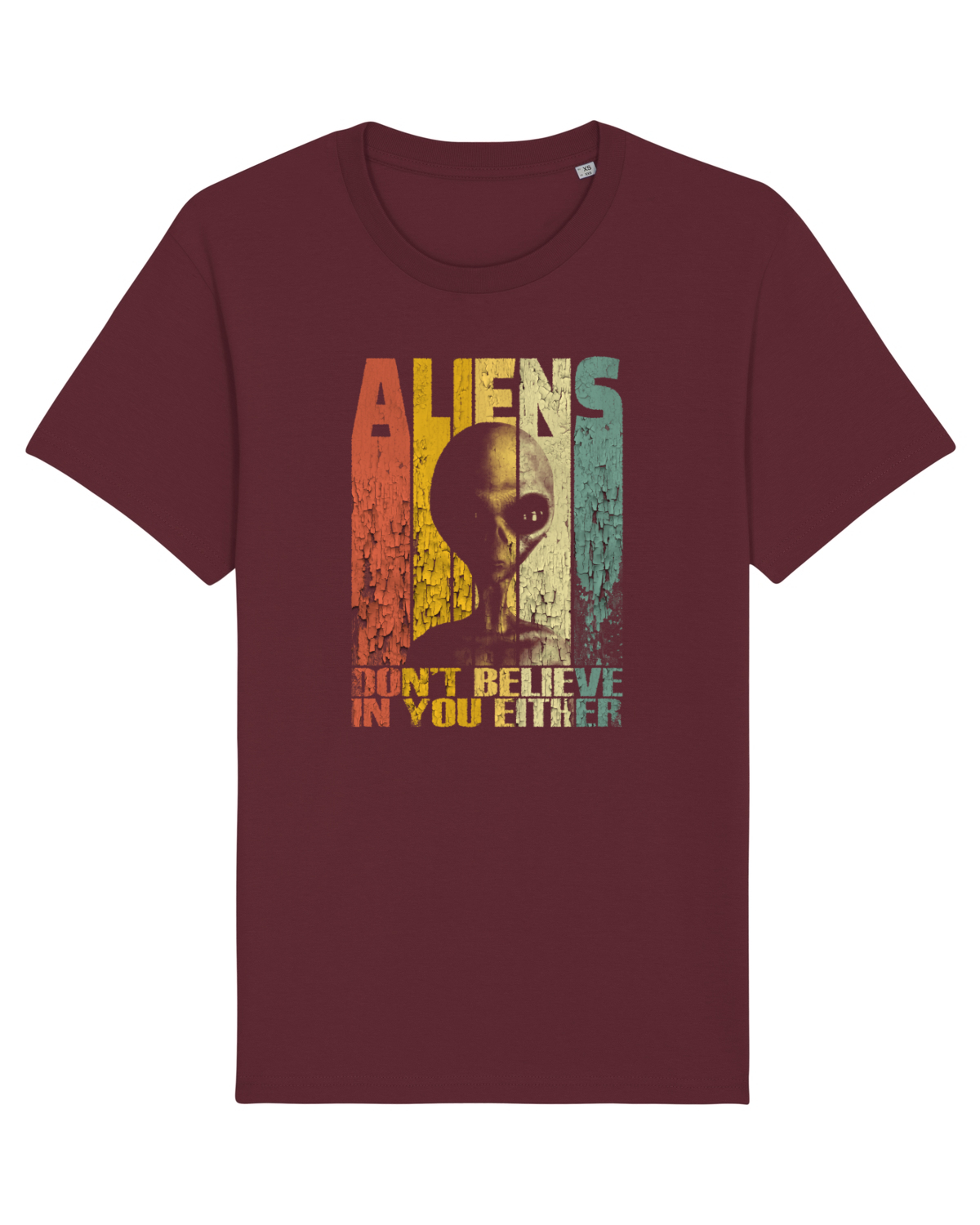 Tricou mânecă scurtă Unisex Rocker Burgundy